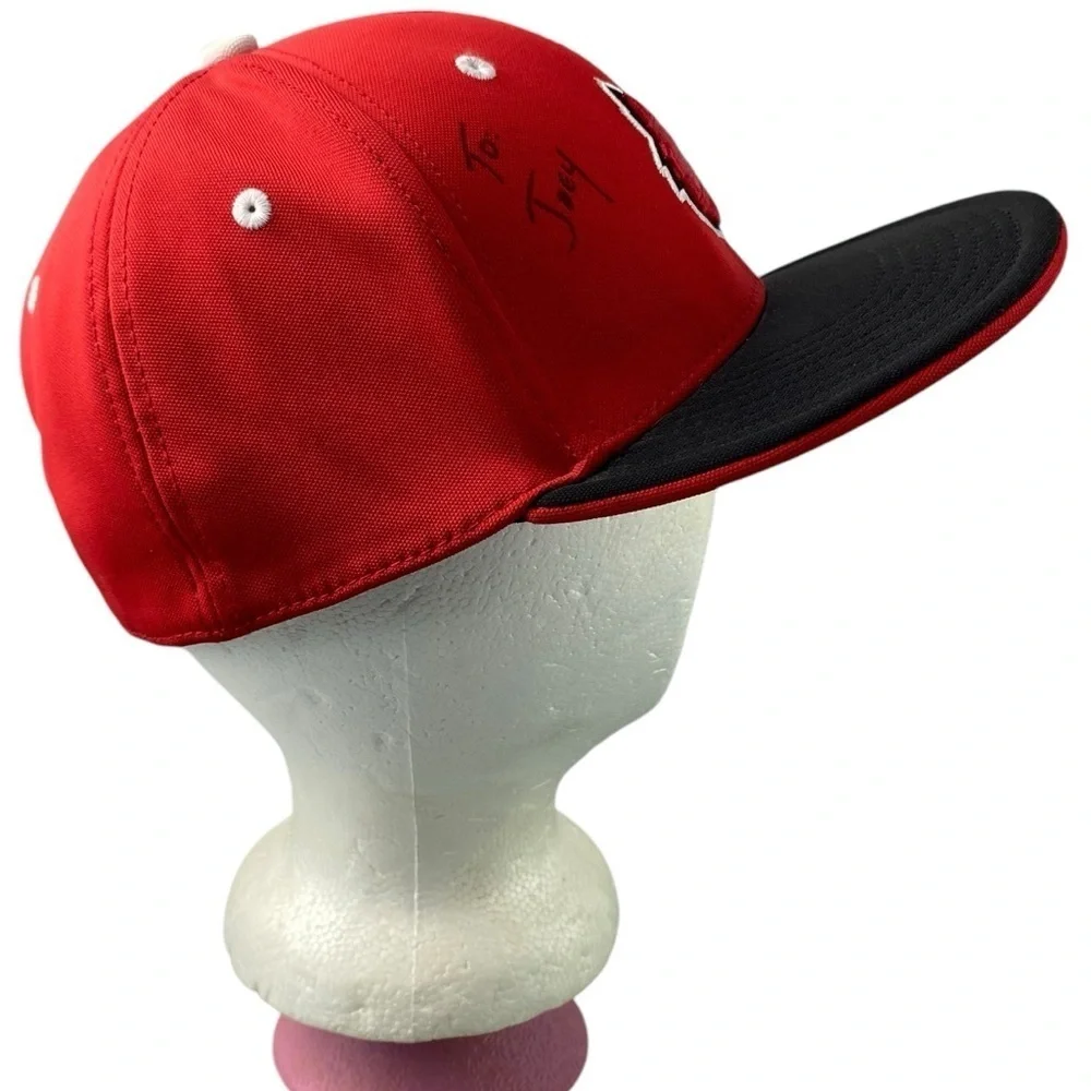 Louisville Cardinals Baseball Hat Signed by Coach Dan McDonnell